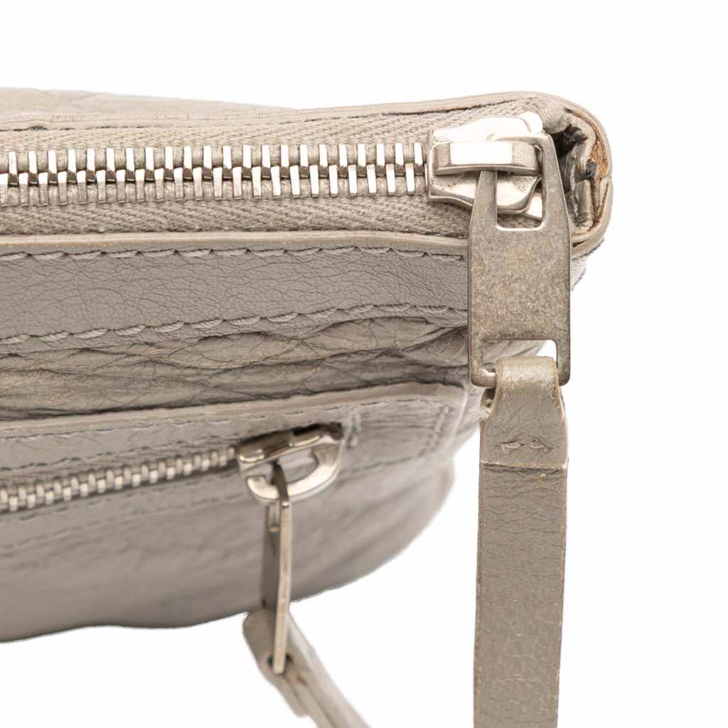 Balenciaga Lambskin Motocross Classic Clip M Clutch - Detail 2