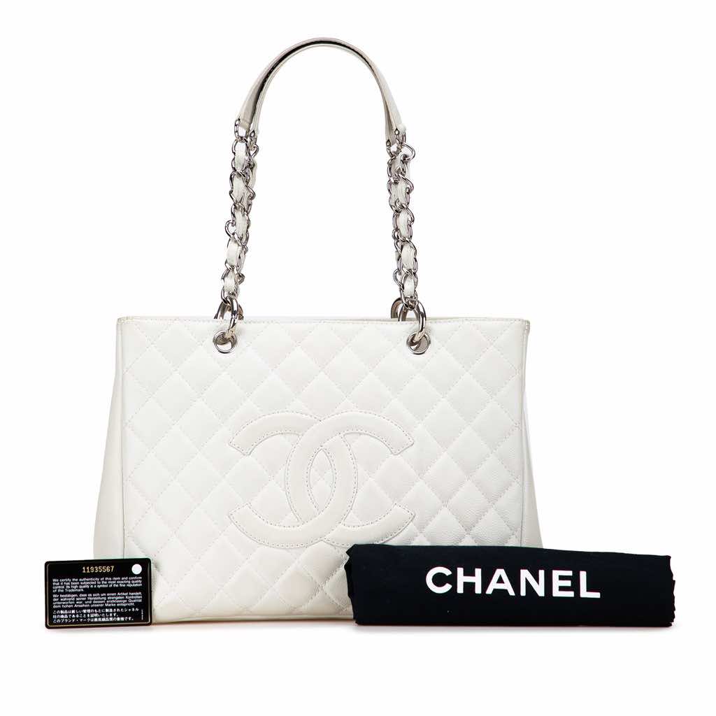 Chanel Caviar Grand Shopping Tote - Image 13
