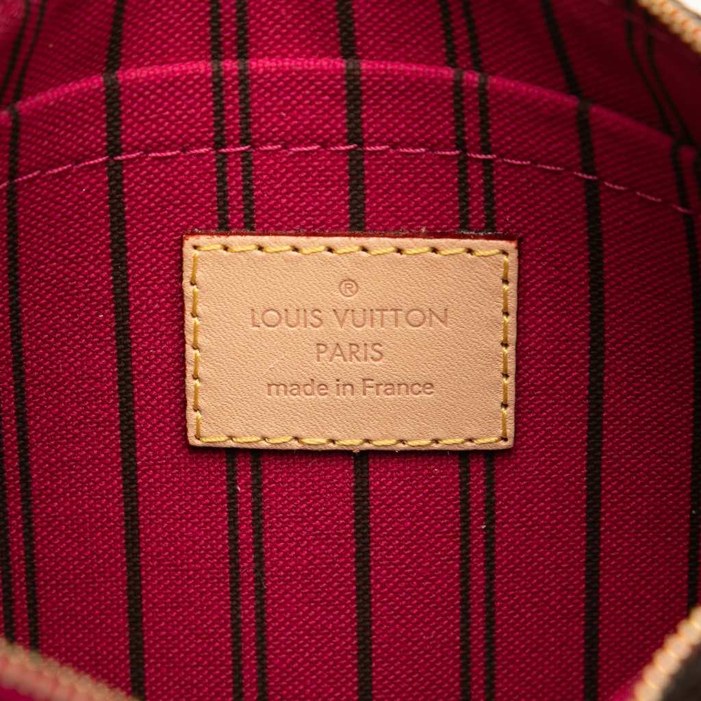 Louis Vuitton Monogram Neverfull Pouch - Side view