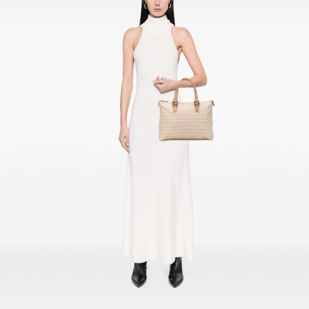 Fendi Zucchino Canvas Tote - Image 13