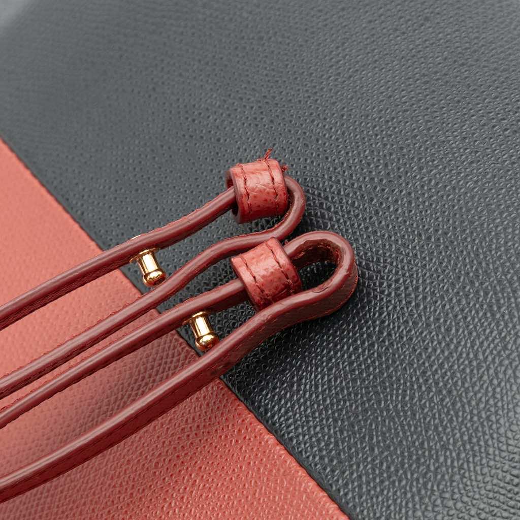 Celine Small Bicolor Leather Vertical Cabas - Image 10