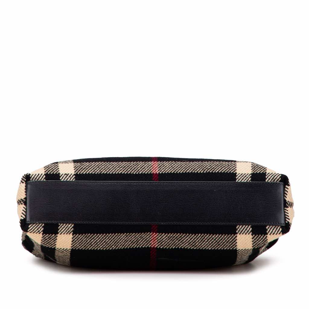 Burberry Exploded Check Wool Tote - 3