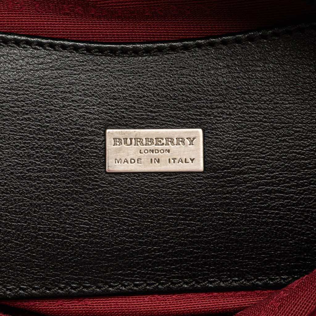 Burberry Exploded Check Wool Tote - 5