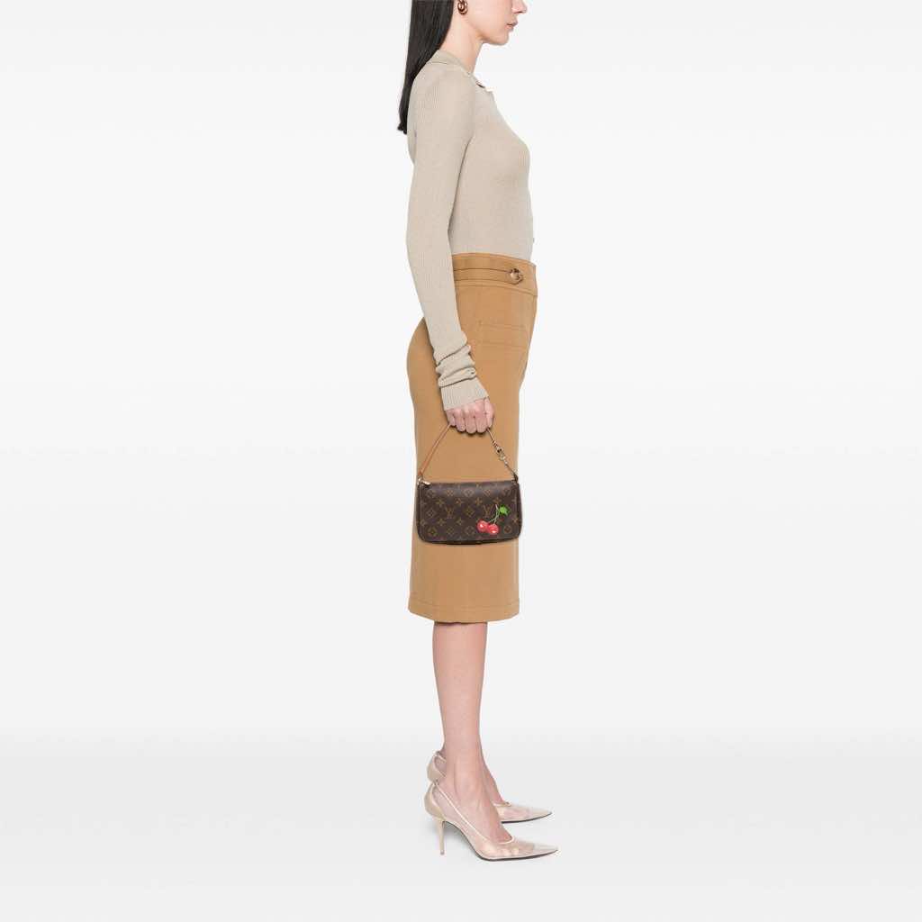 Louis Vuitton Takashi Murakami Monogram Cherry Pochette Accessoires - Image 14
