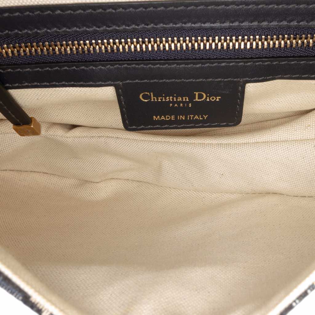 Dior Oblique Canvas Saddle Bag - 4