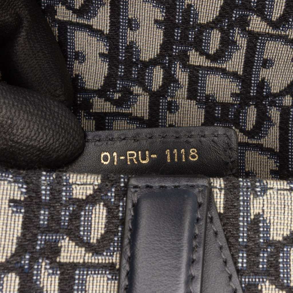 Dior Oblique Canvas Saddle Bag - Side view