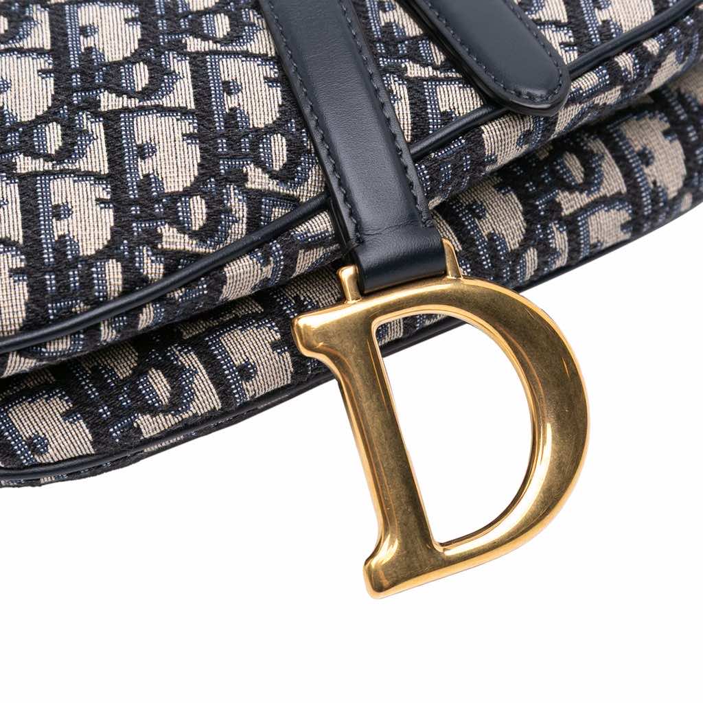 Dior Oblique Canvas Saddle Bag - Detail 1