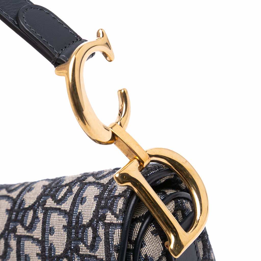 Dior Oblique Canvas Saddle Bag - Detail 2