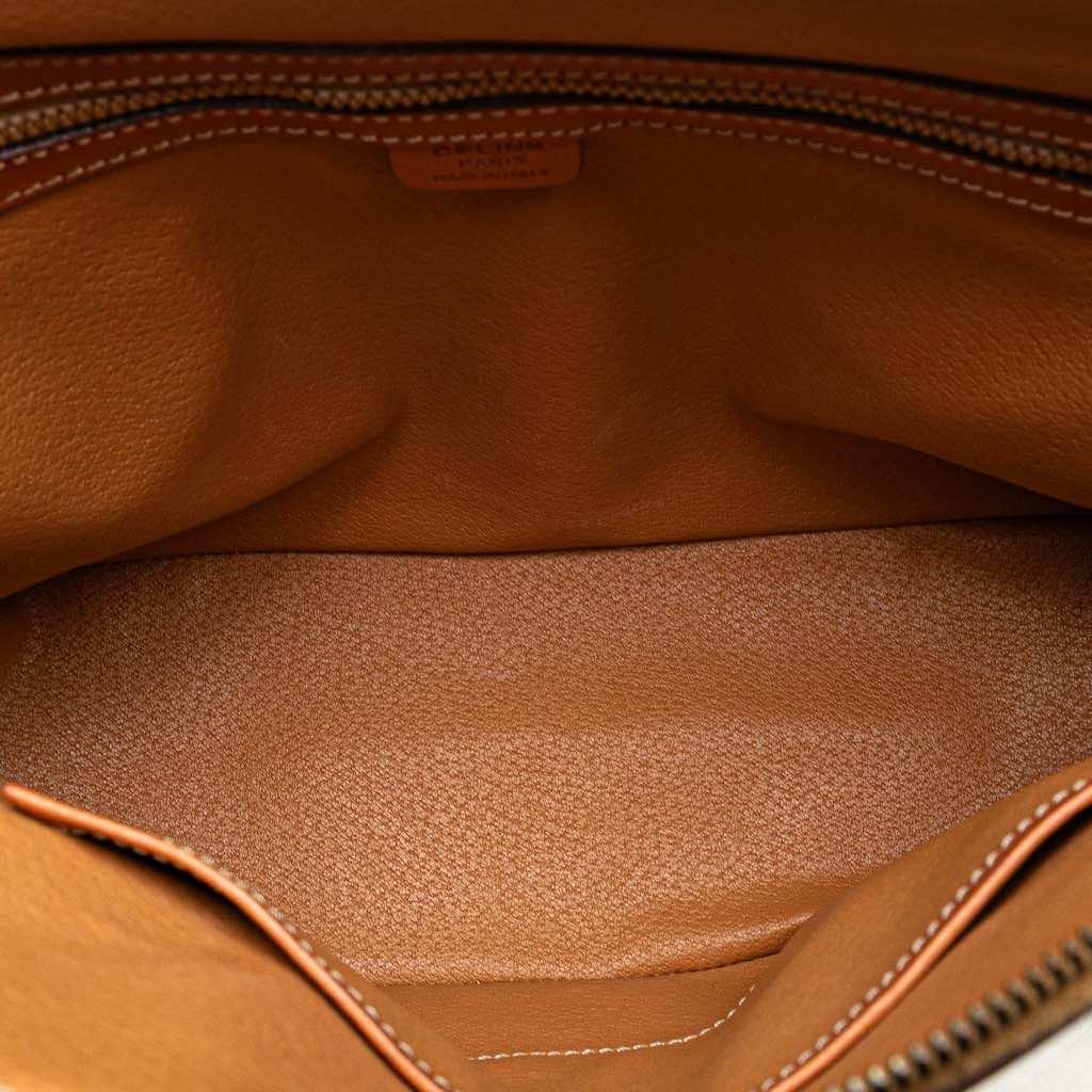 Celine Macadam Coated Canvas Satchel - 4