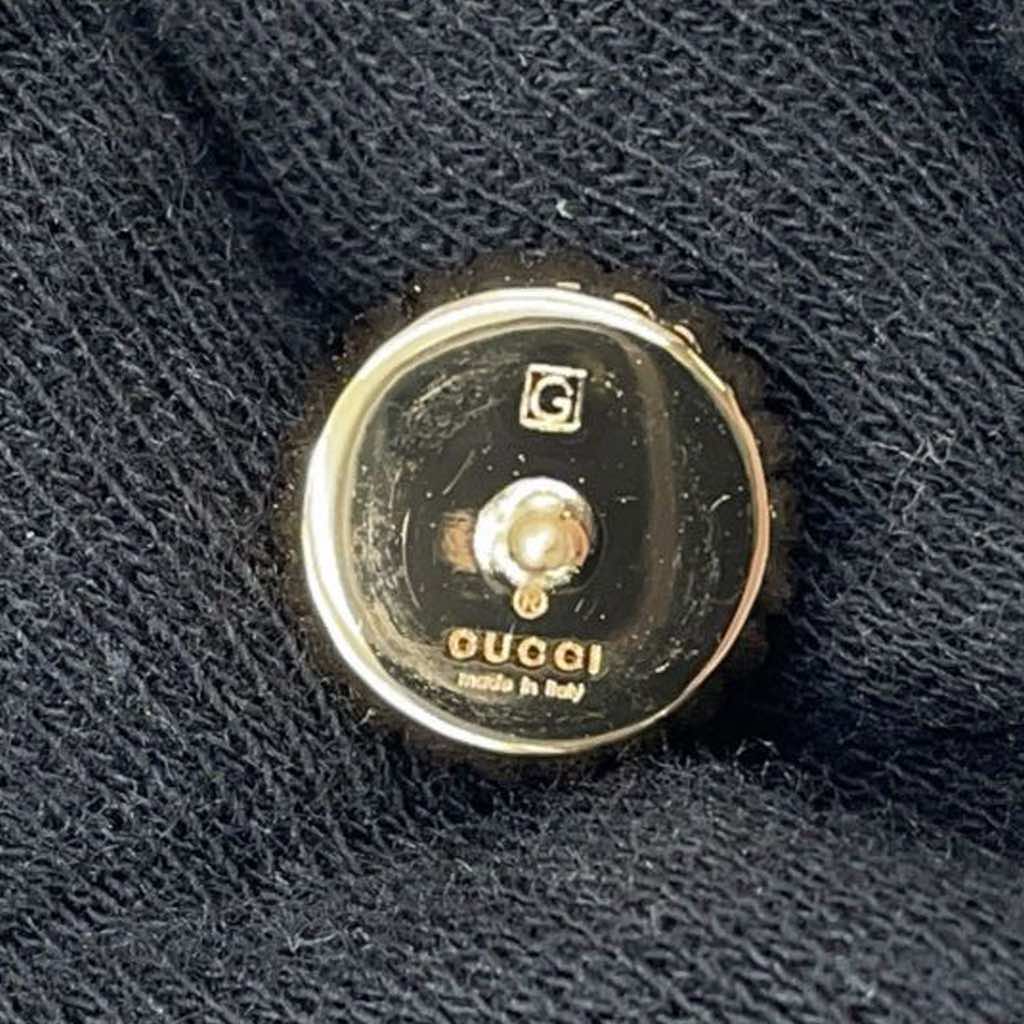 Gucci Gold Plated Resin and Crystal Interlocking G Single Earring - 3