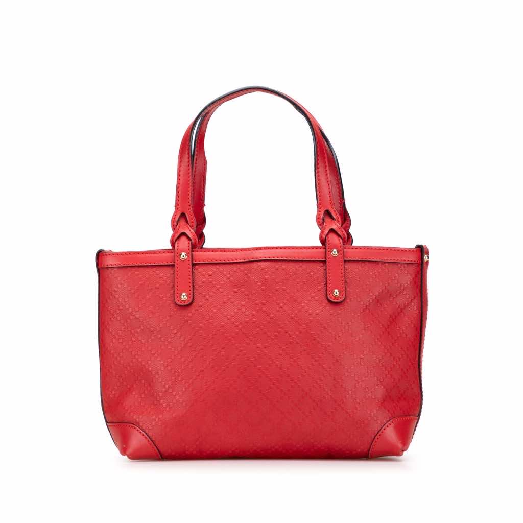 Gucci Small Diamante Leather Craft Tote