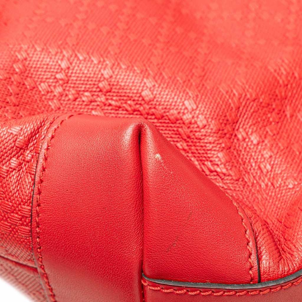 Gucci Small Diamante Leather Craft Tote - Image 10