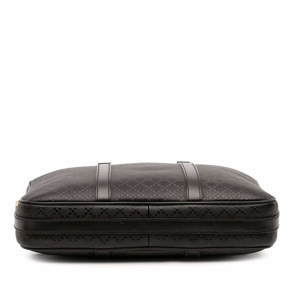 Gucci Medium Leather Diamante Bright Business Bag - 3