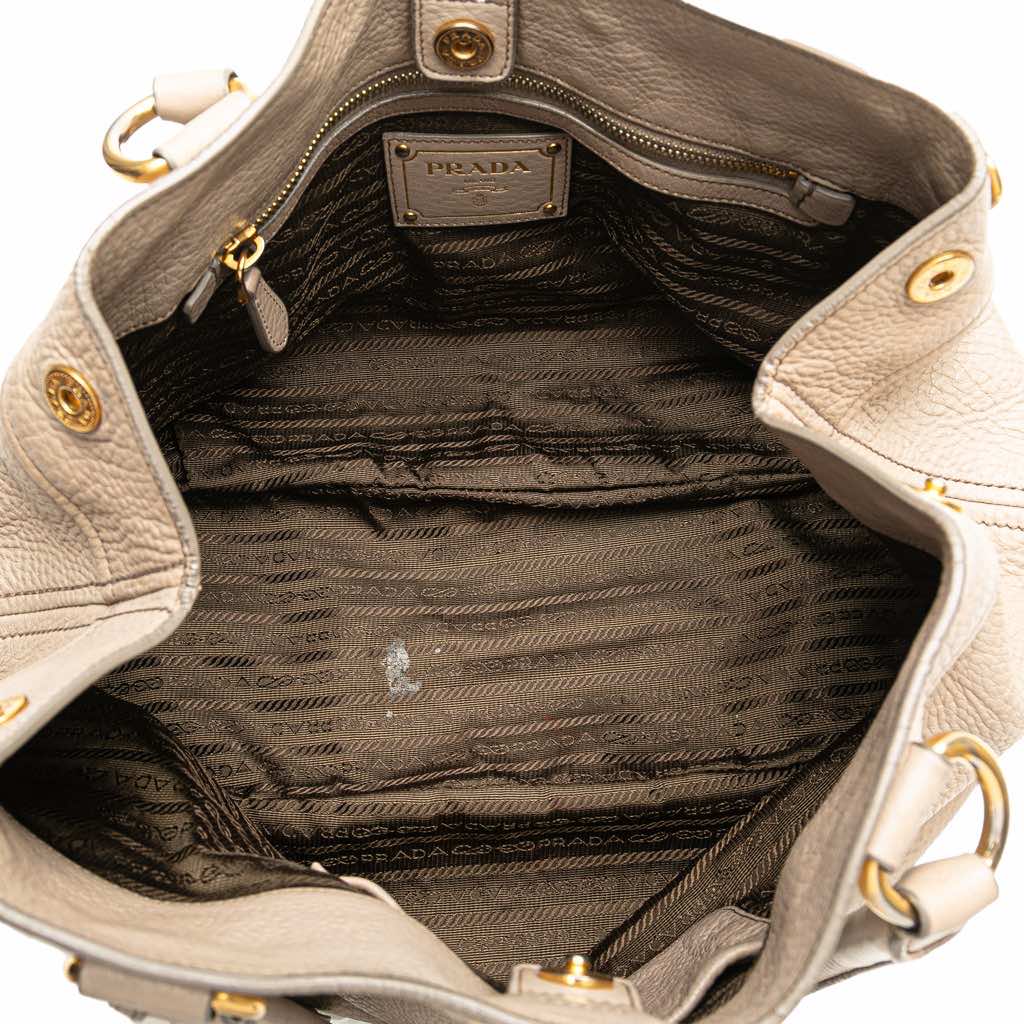 Prada Vitello Daino Open Convertible Tote - 4