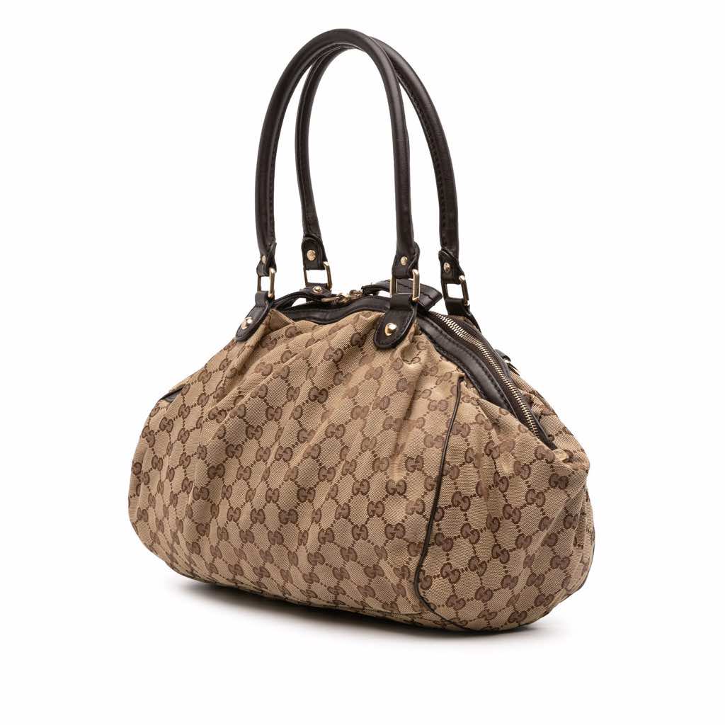 Gucci GG Canvas Sukey Satchel - 2