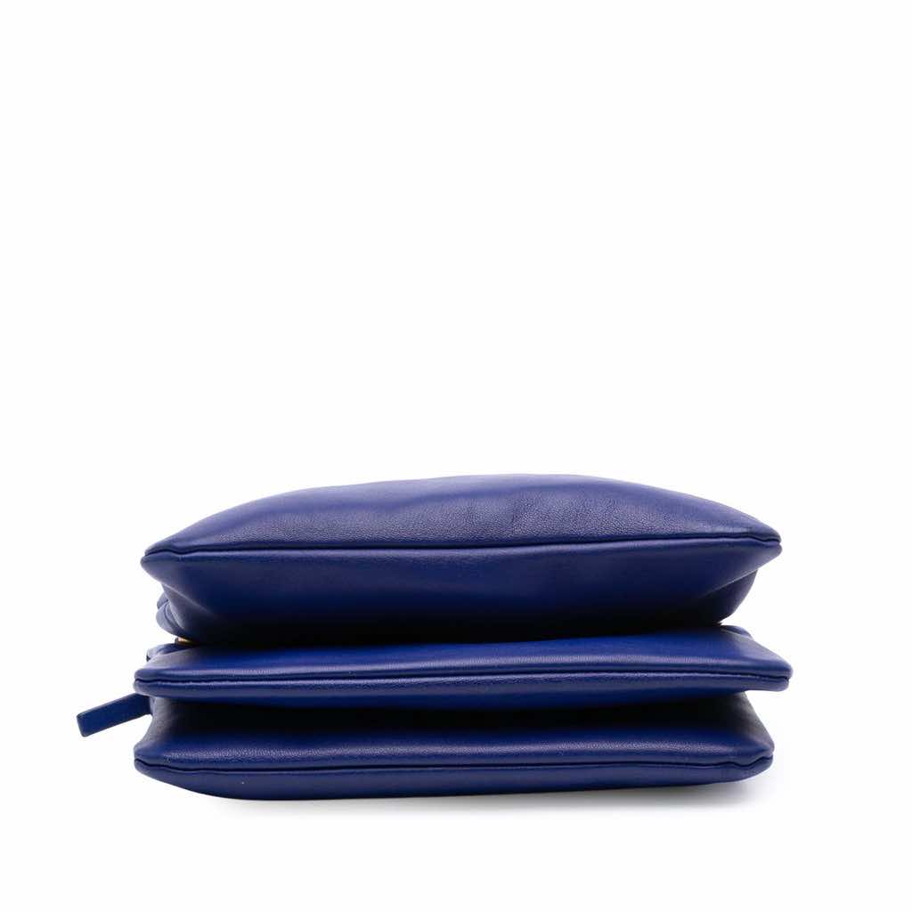 Celine Small Lambskin Trio Crossbody - Image 6