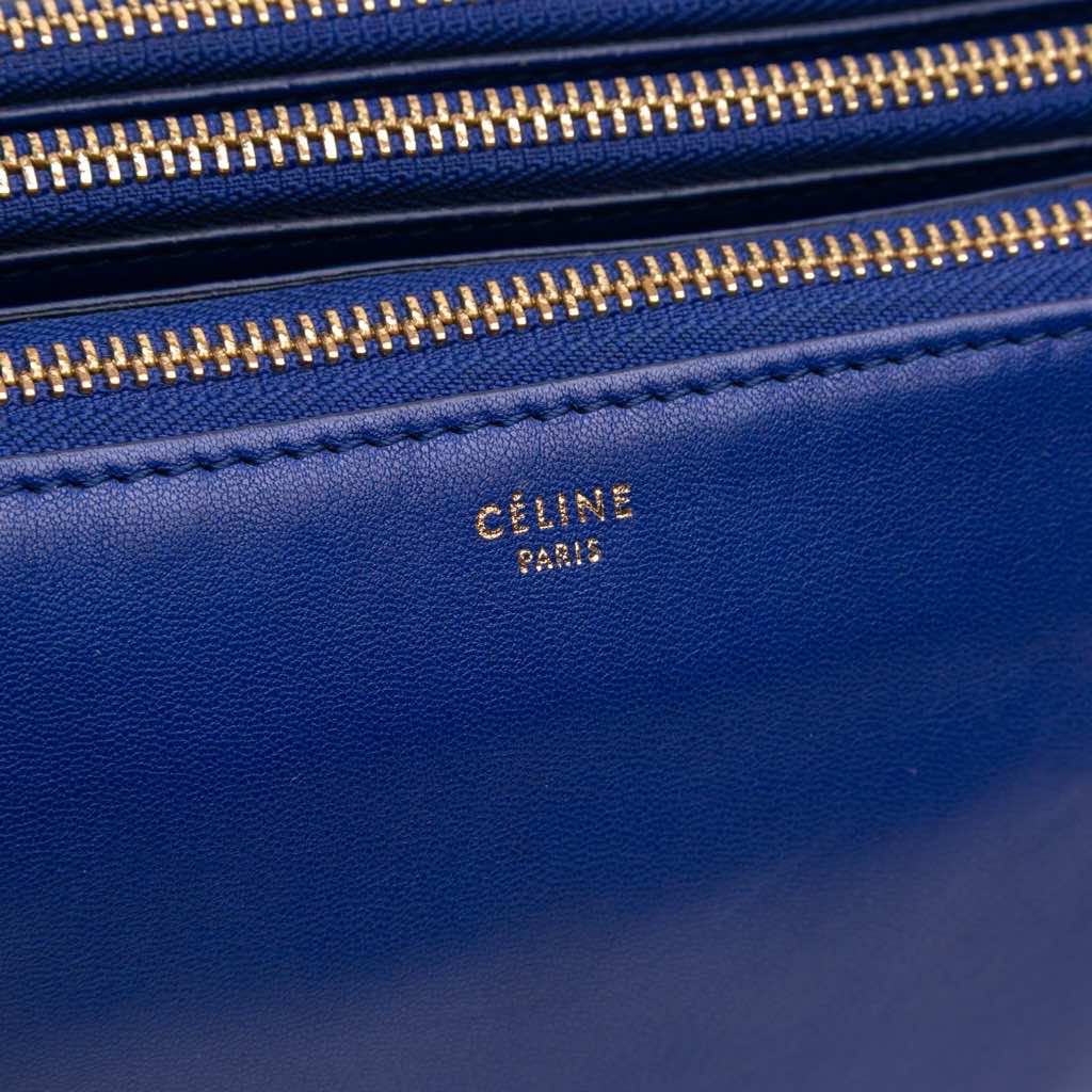 Celine Small Lambskin Trio Crossbody - Side view
