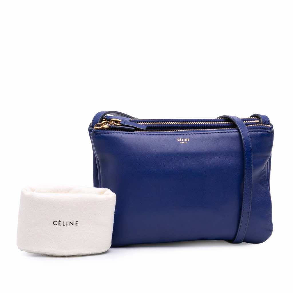 Celine Small Lambskin Trio Crossbody - Image 11