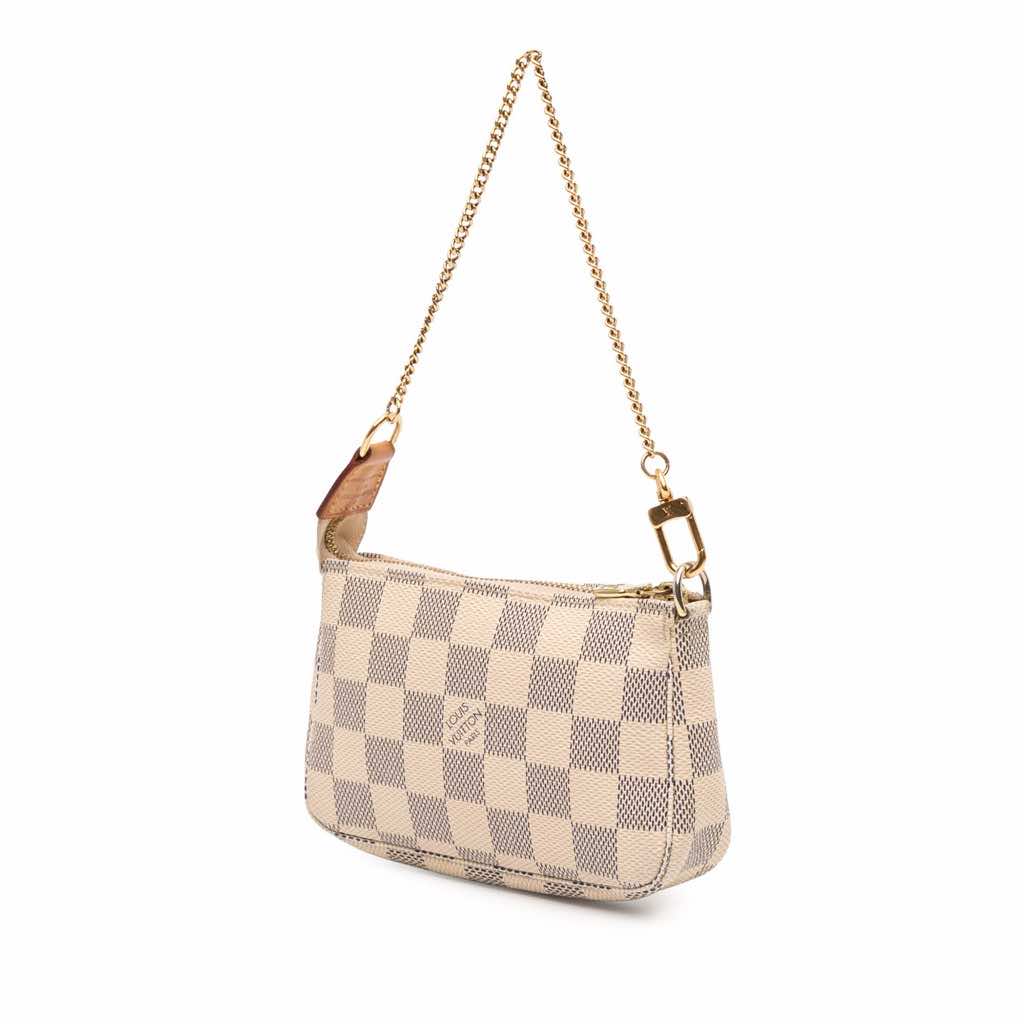 Louis Vuitton Damier Azur Mini Pochette Accessoires - Back view