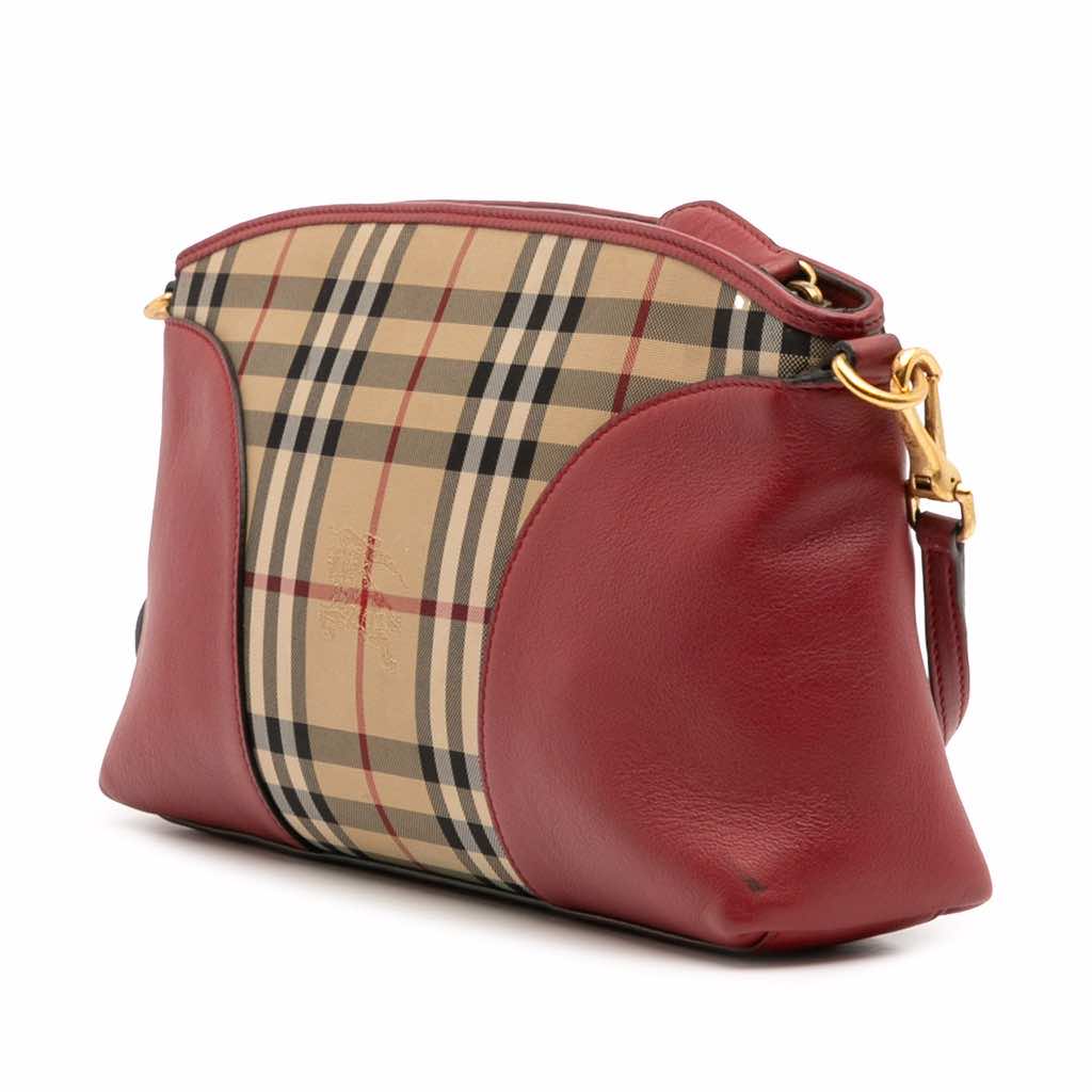 Burberry Haymarket Check Chichester Canvas Crossbody - Back view