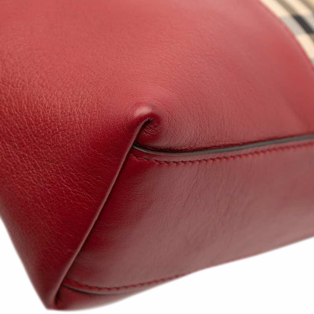 Burberry Haymarket Check Chichester Canvas Crossbody - Image 11