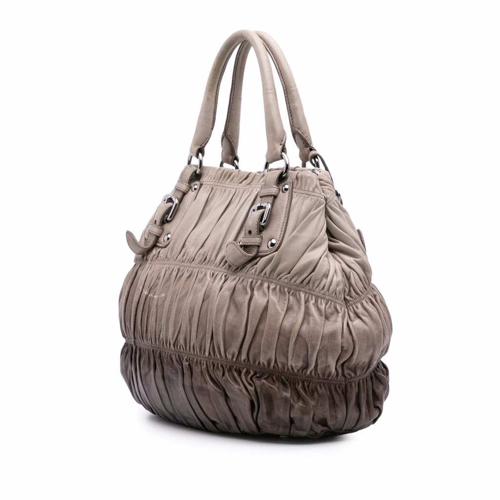 Prada Nappa Gaufre Ombre Satchel - 2