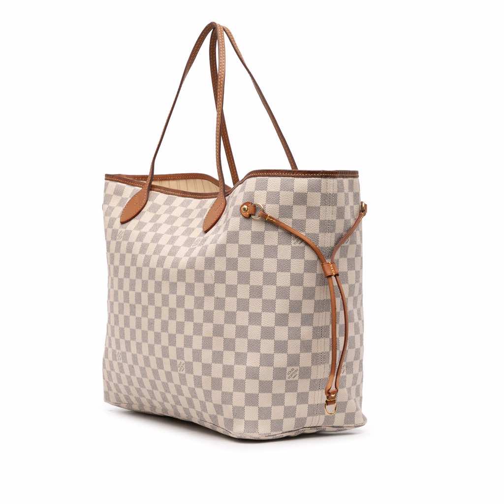 Louis Vuitton Damier Azur Neverfull GM - Back view