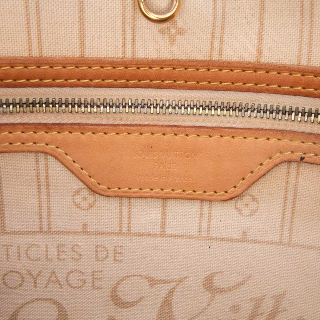 Louis Vuitton Damier Azur Neverfull GM - Side view