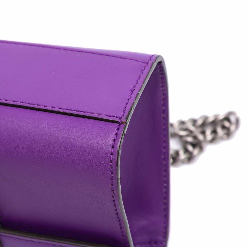 Gucci Small Embroidered Calfskin Tiger Strawberry Padlock Crossbody - Image 12