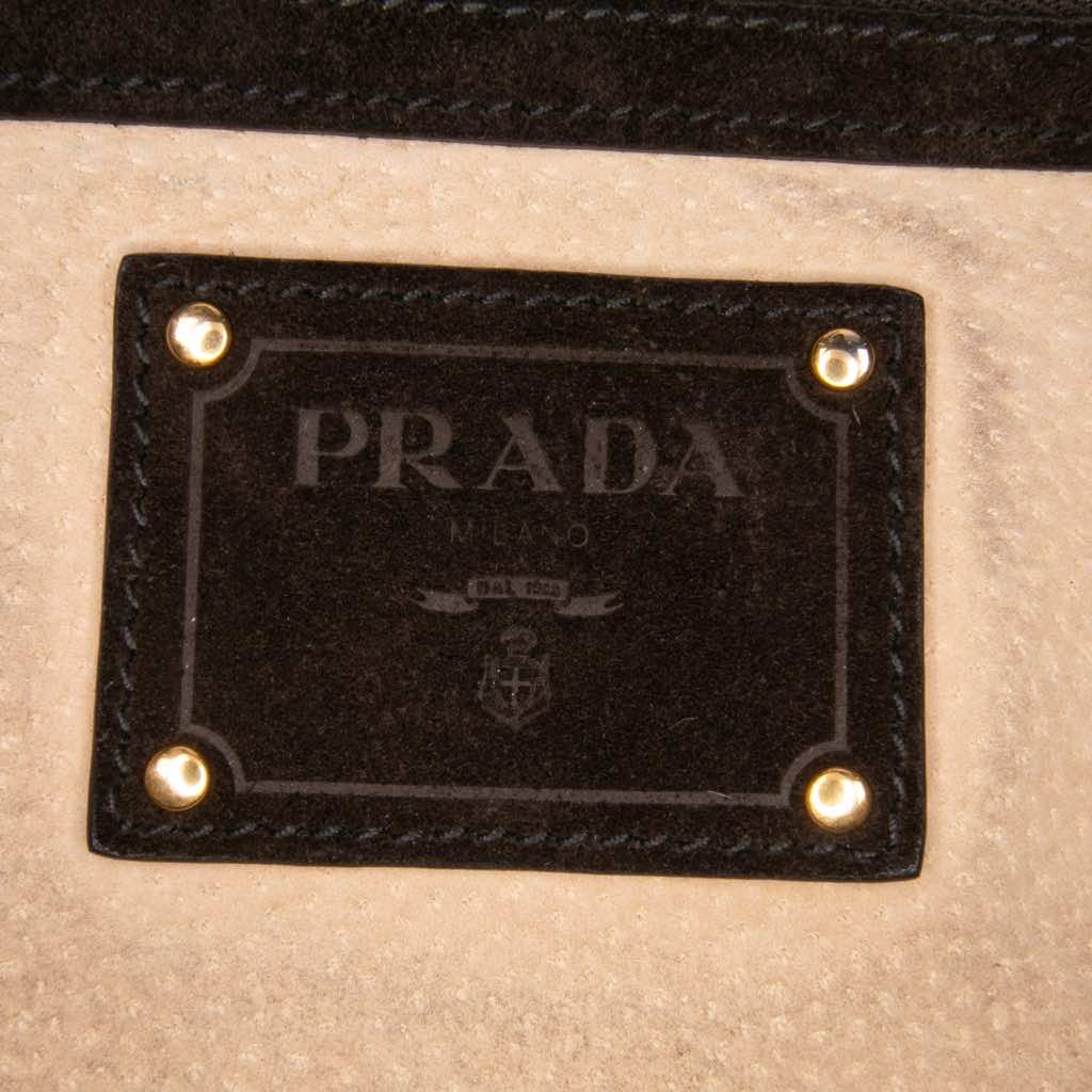 Prada Scamosciato Convertible Bowler Bag - 5