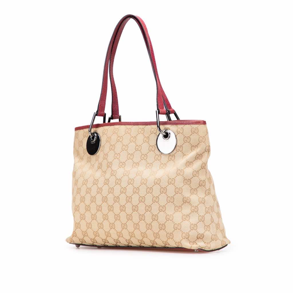 Gucci GG Canvas Eclipse Tote - Back view