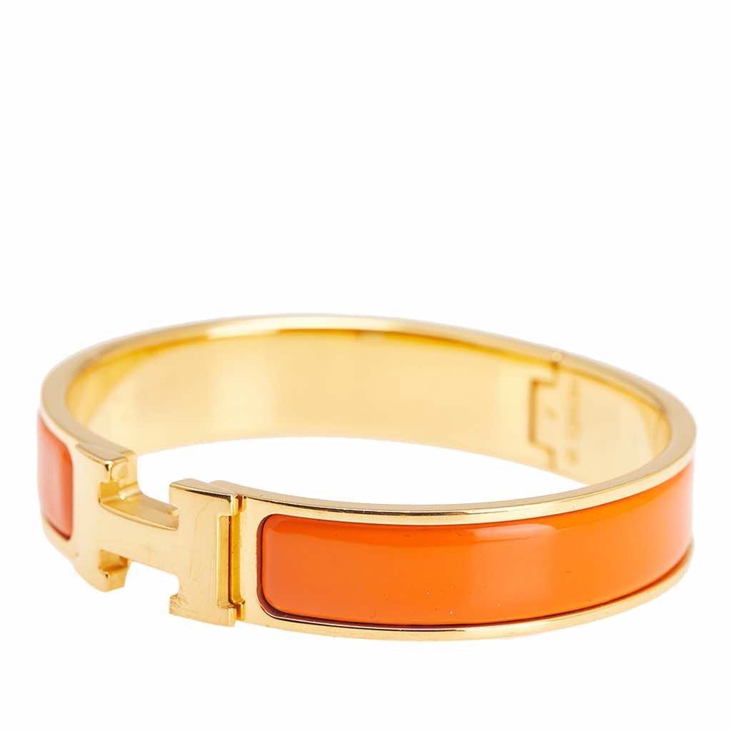 Hermès Enamel Clic H Bracelet PM - 2