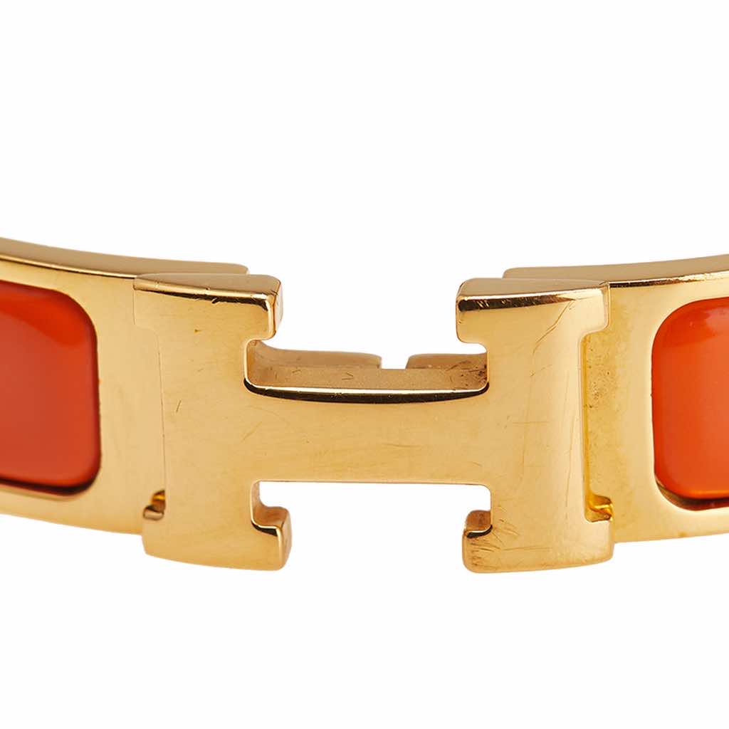 Hermès Enamel Clic H Bracelet PM - 4