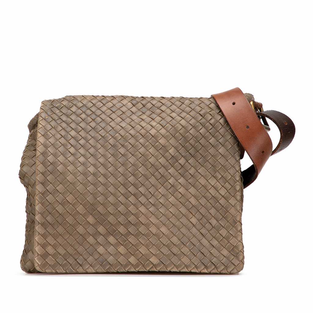 Bottega Veneta Nappa Intrecciato Messenger Bag