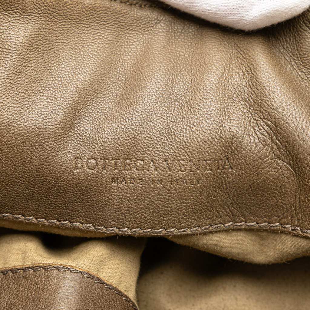 Bottega Veneta Nappa Intrecciato Messenger Bag - Side view