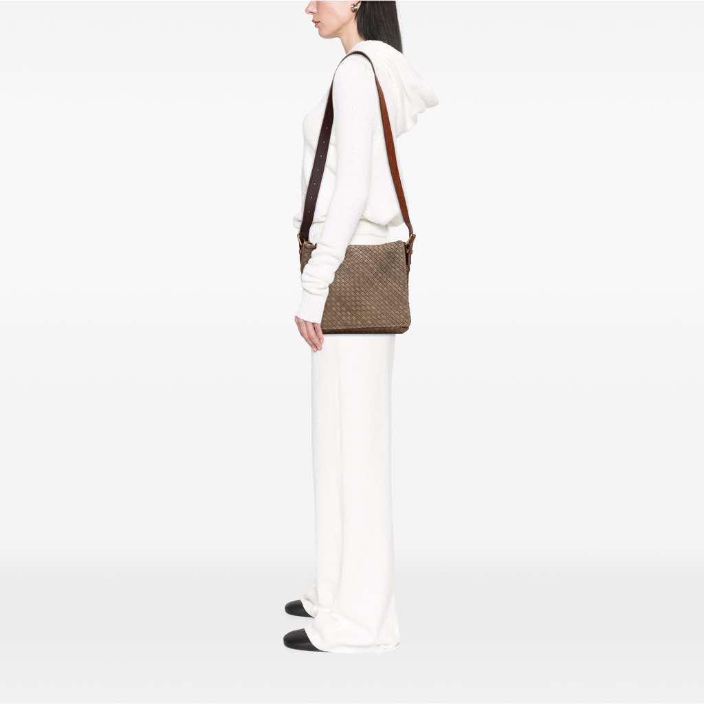 Bottega Veneta Nappa Intrecciato Messenger Bag - Image 12