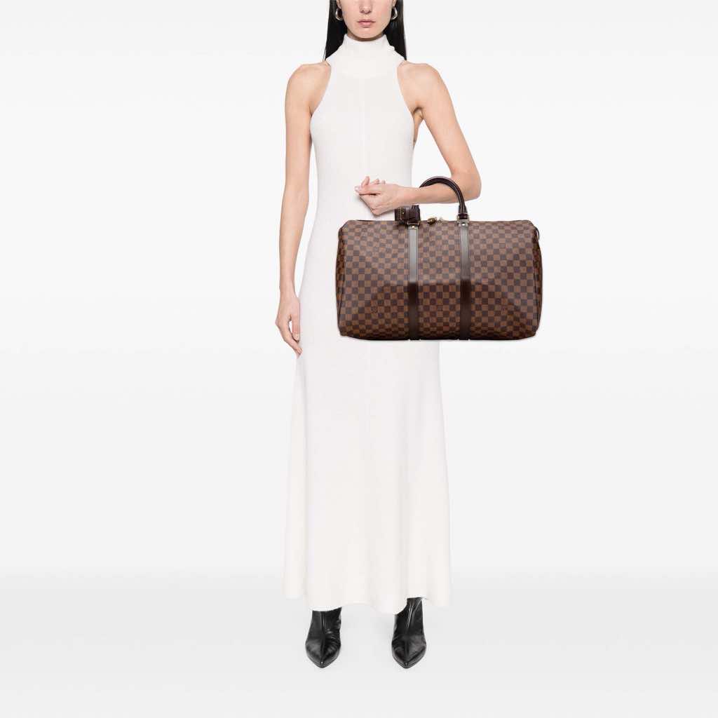 Louis Vuitton Damier Ebene Keepall 50 - Image 13