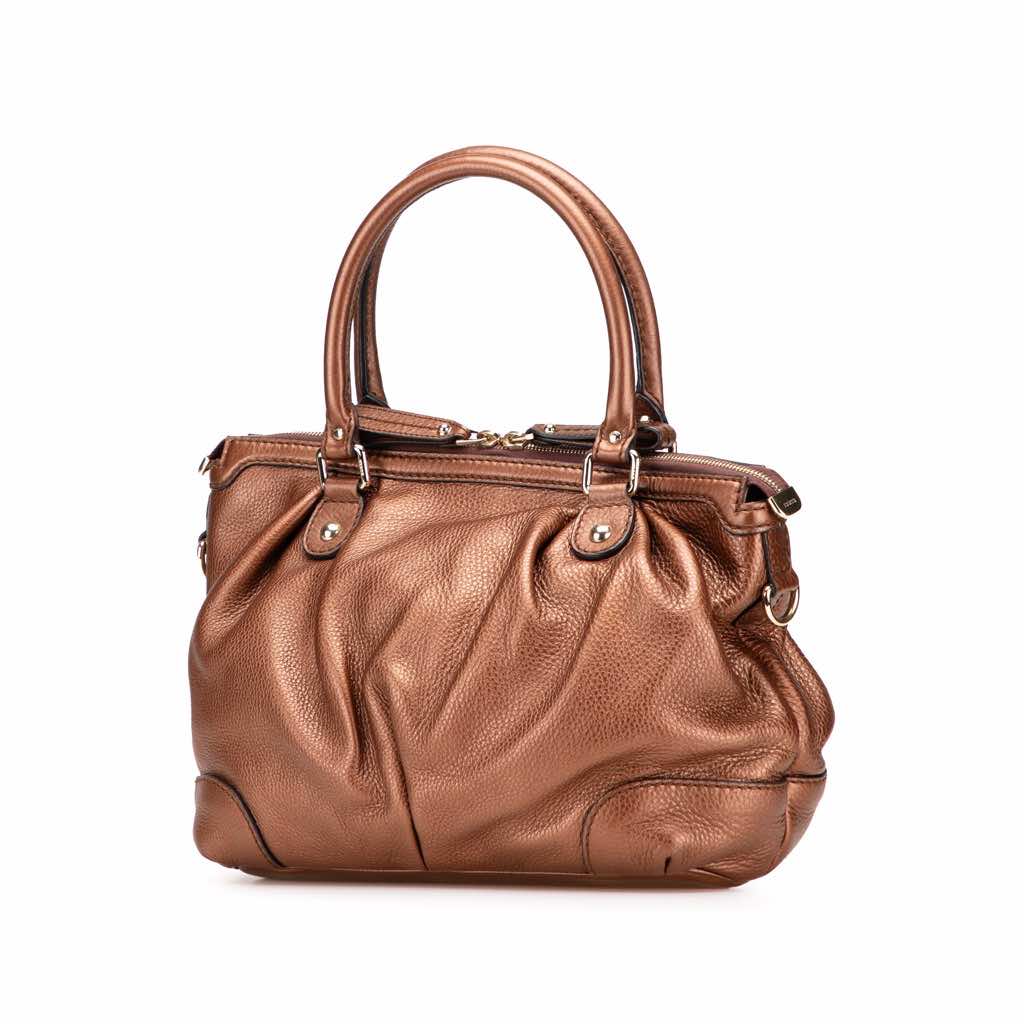 Gucci Calfskin Sukey Satchel - Back view