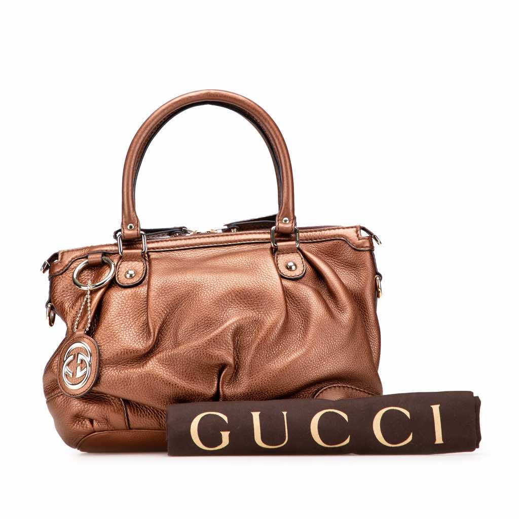 Gucci Calfskin Sukey Satchel - Image 14