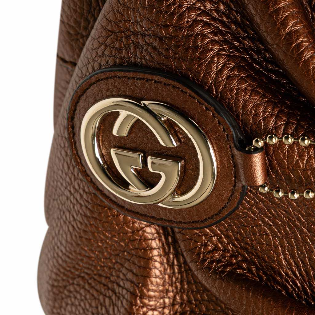 Gucci Calfskin Sukey Satchel - Image 11