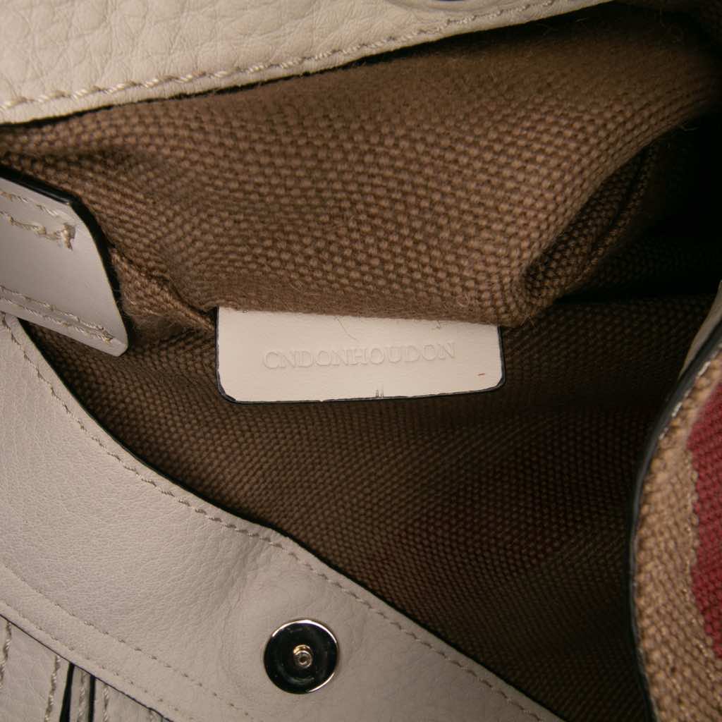 Burberry Mini Mega Check Canvas Ashby Tassel Bucket Bag - Detail 2
