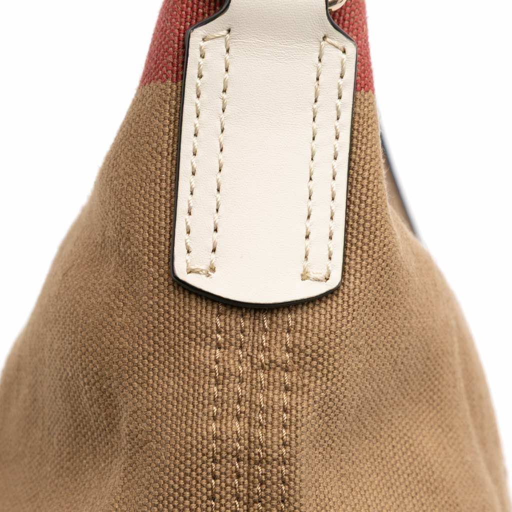 Burberry Mini Mega Check Canvas Ashby Tassel Bucket Bag - Image 12