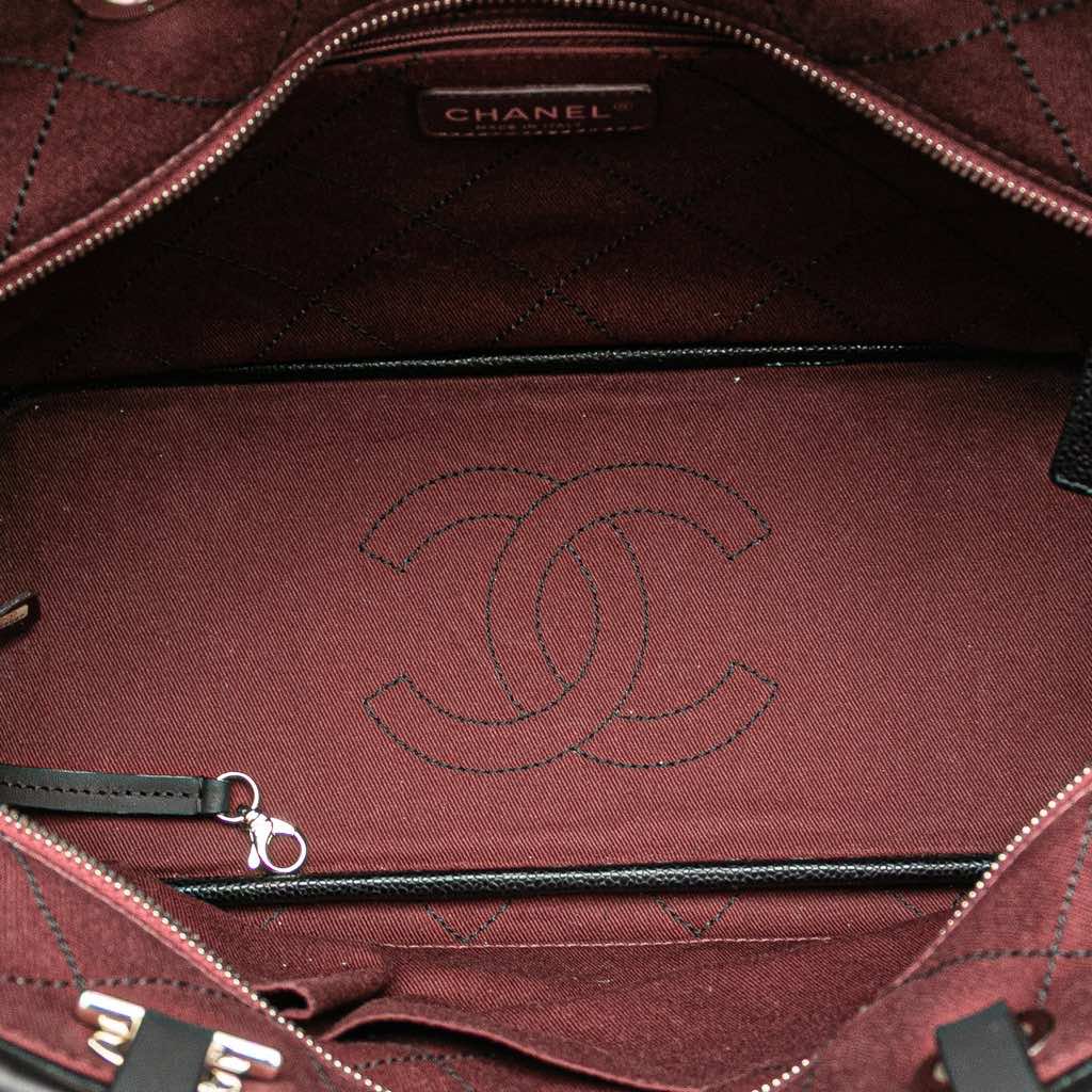 Chanel CC Caviar Wild Stitch On the Road Tote - 4
