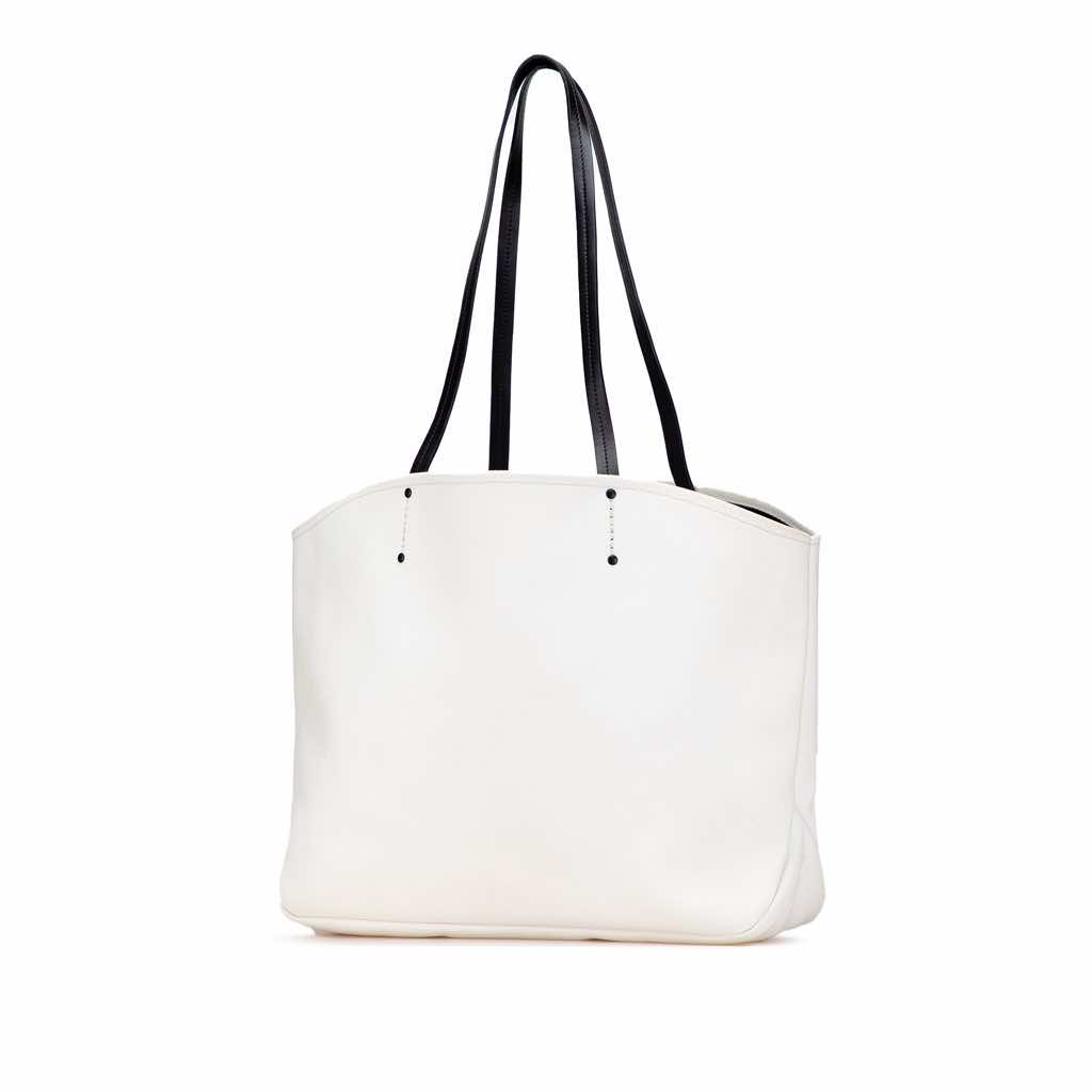 Prada Canapa Banana Print Tote - Back view