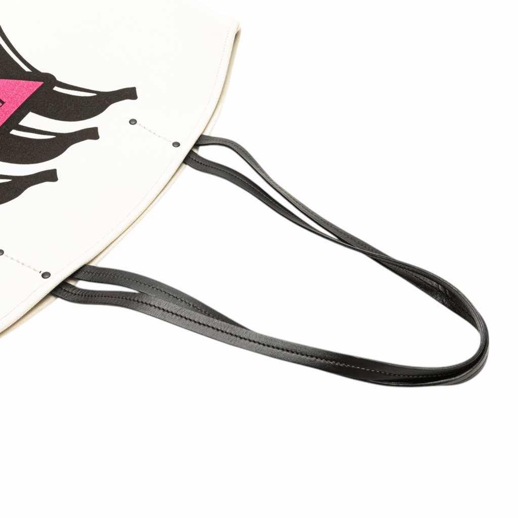 Prada Canapa Banana Print Tote - Image 12