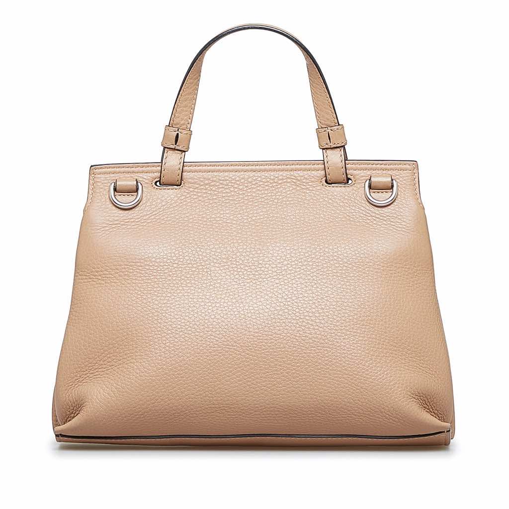 Gucci Small Leather Bamboo Daily Satchel - 3