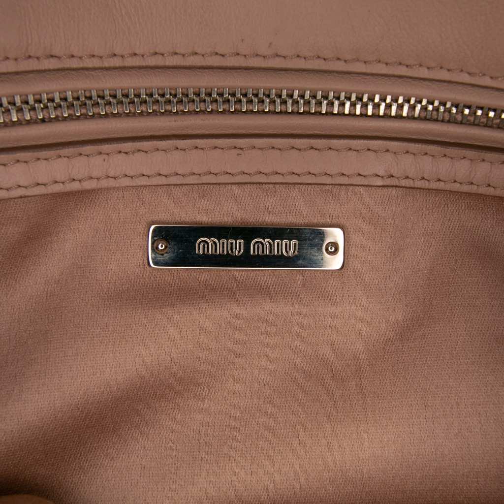 Miu Miu Fur Montone Stripe Crossbody - Side view