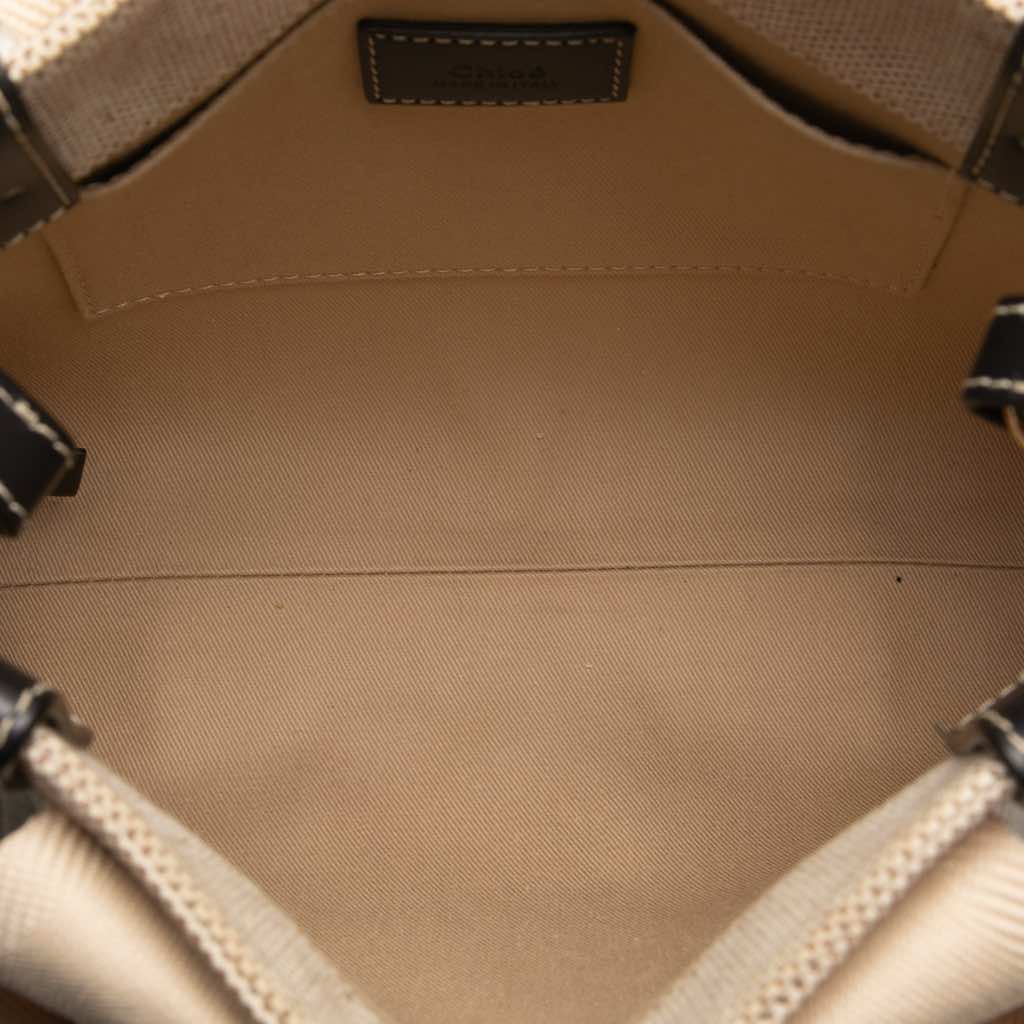 Chloé Small Canvas Woody Satchel - 4