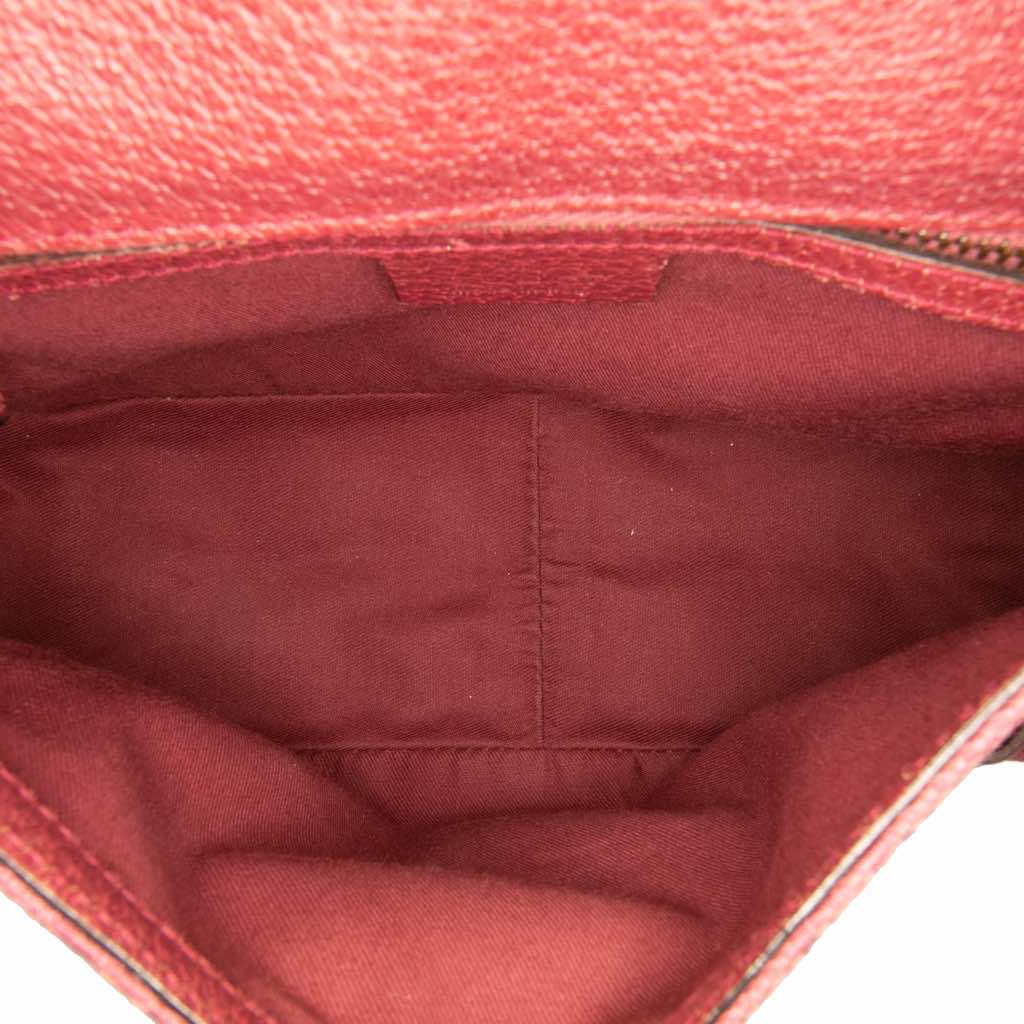 Gucci GG Canvas Horsebit Chain Flap Shoulder Bag - 4