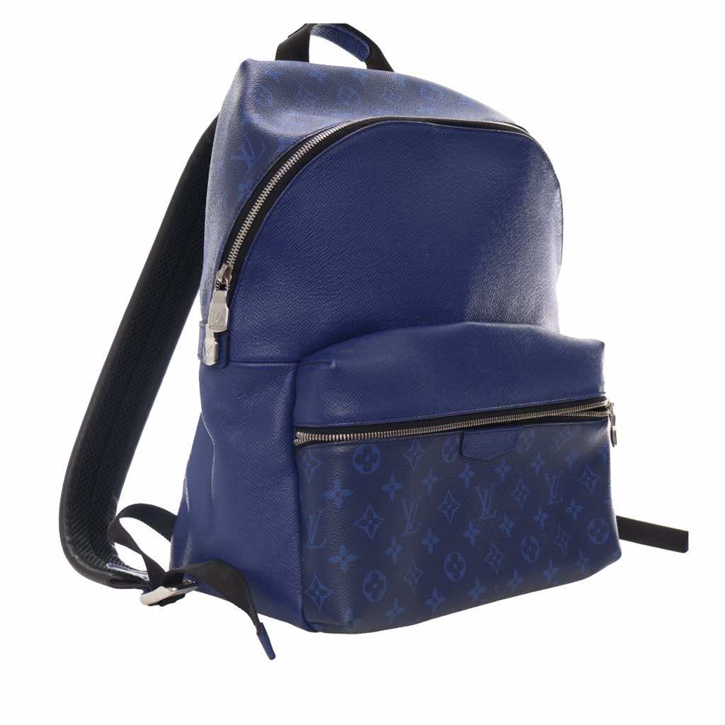 Louis Vuitton Monogram Taigarama Discovery Backpack - Back view